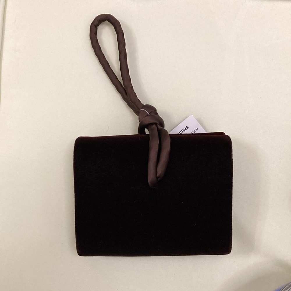 Velvet evening clutch